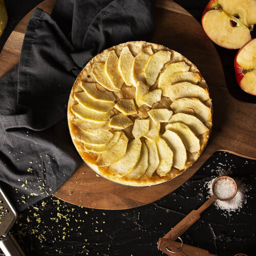 Apple cream pie